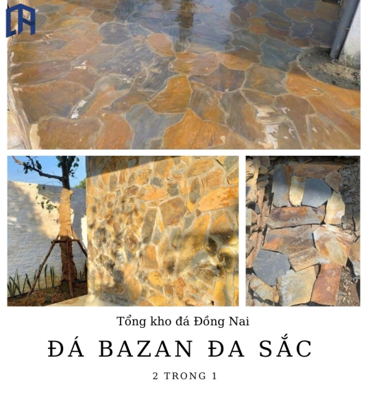 Đá Bazan Đa Sắc